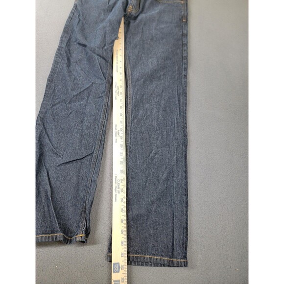 Diesel Larkee Straight Leg Jeans Mens 32x32 Blue Denim Stretch Dark Wash 009HF - Picture 2 of 16